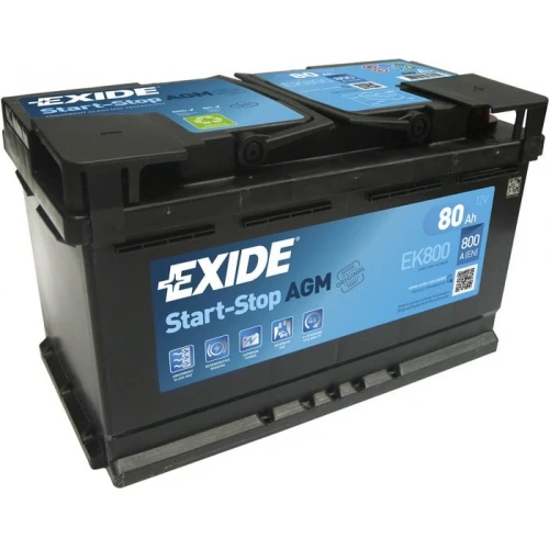 Автомобильный аккумулятор Exide Start-Stop AGM EK800 (80 А/ч)