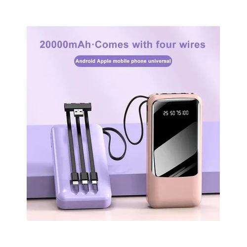 АКБ Power Bank DX64S 20000mAh (фиолетовый)