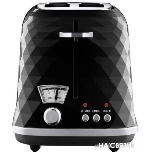 Тостер DeLonghi Brillante CTJ 2103.BK в интернет-магазине НА'СВЯЗИ