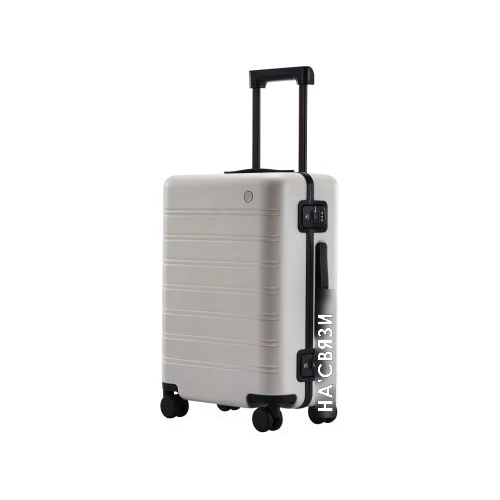 Чемодан-спиннер Ninetygo Manhattan Frame Luggage 20" (коричневый)