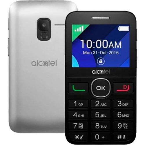 Alcatel 2008G, черно-серебристый