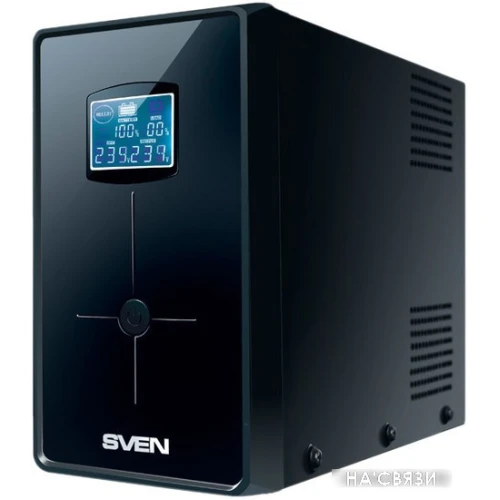 Источник бесперебойного питания SVEN Pro+ 1500 (LCD, USB)