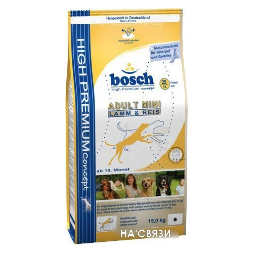 Корм для собак Bosch Mini Adult Lamb & Rice 15 кг