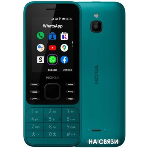 Мобильный телефон Nokia 6300 4G Dual SIM (бирюзовый)