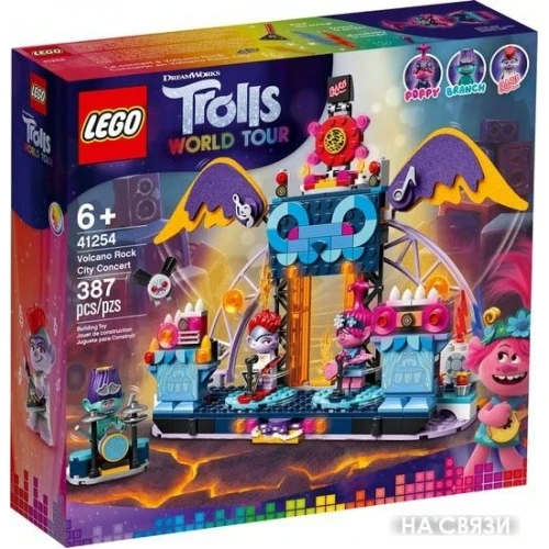 Конструктор LEGO Trolls 41254 Концерт в городе Рок-на-Вулкане