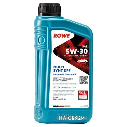 Моторное масло ROWE Hightec Multi Synt DPF 5W-30 1л