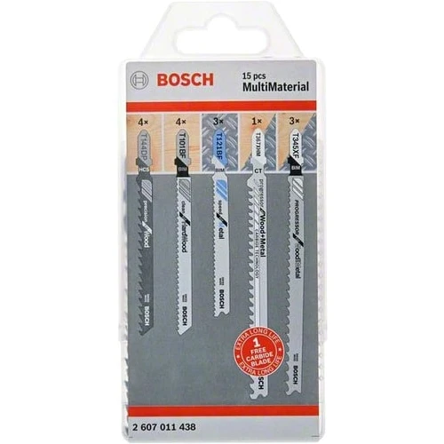 Набор оснастки Bosch 2607011438 (15 предметов)