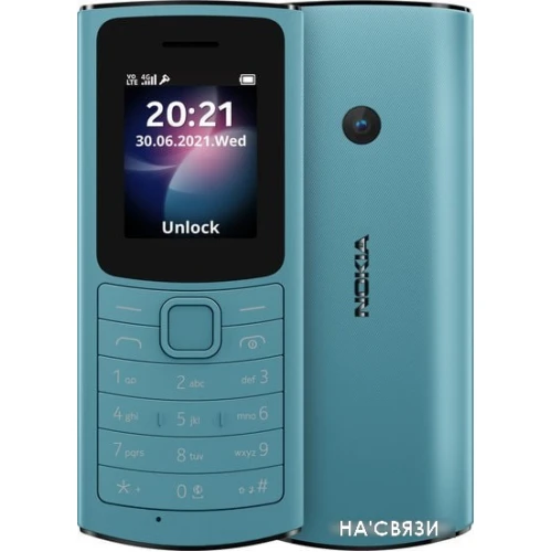 Мобильный телефон Nokia 110 4G Dual SIM (бирюзовый) в интернет-магазине НА'СВЯЗИ