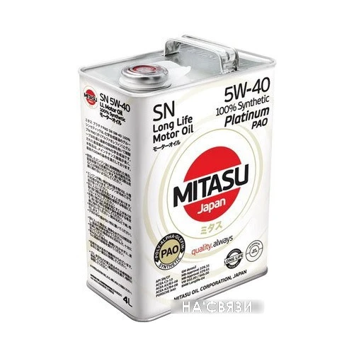 Моторное масло Mitasu MJ-112 5W-40 4л