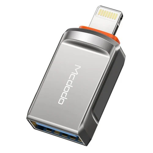 Адаптер Mcdodo OT-8600 USB-A 3.0 - Lightning (серый)