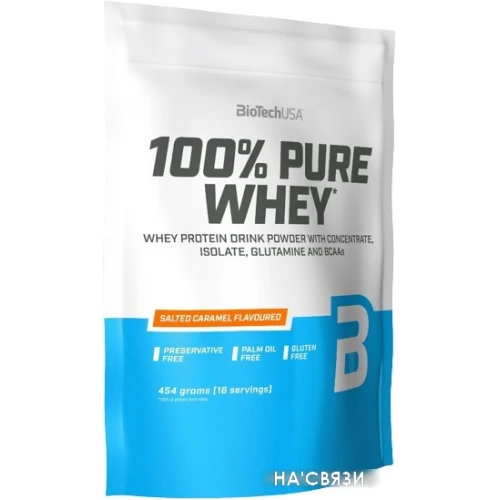 Протеин BioTech USA 100% Pure Whey (соленая карамель, 1000 г)