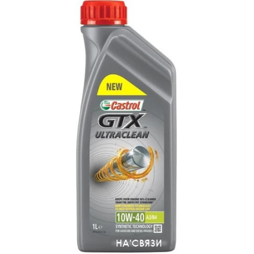 Моторное масло Castrol GTX Ultraclean 10W-40 A3/B4 1л