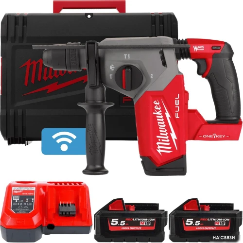 Перфоратор Milwaukee M18 FUEL M18ONEFHX-552X 4933478504 (с 2-мя АКБ, кейс)