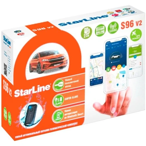 Автосигнализация StarLine S96 v2 2CAN+4LIN 2SIM GSM GPS