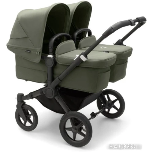 Универсальная коляска Bugaboo Donkey 5 Twin (Black/Forest Green)