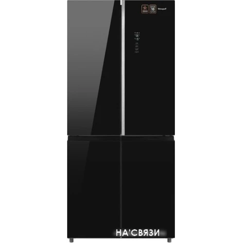 Холодильник side by side Weissgauff WCD 590 Nofrost Inverter Premium Biofresh Black Glass