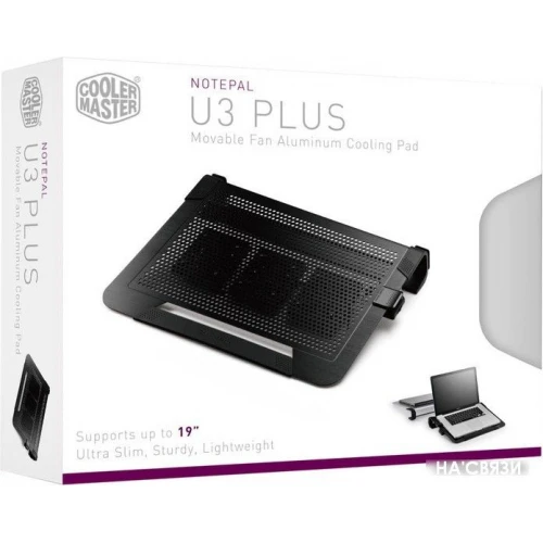 Подставка для ноутбука Cooler Master NotePal U3 Plus Black (R9-NBC-U3PK-GP) в интернет-магазине НА'СВЯЗИ