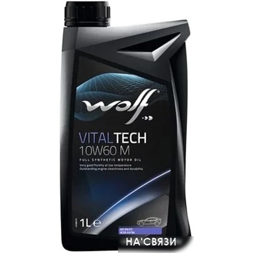 Моторное масло Wolf VitalTech 10W-60 M 1л