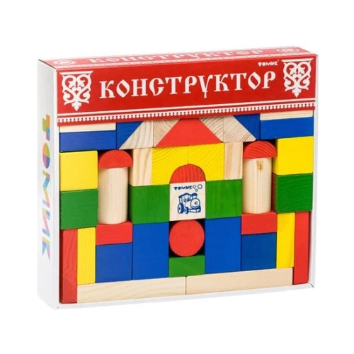 Конструктор/игрушка-конструктор Томик Цветной 6678-65