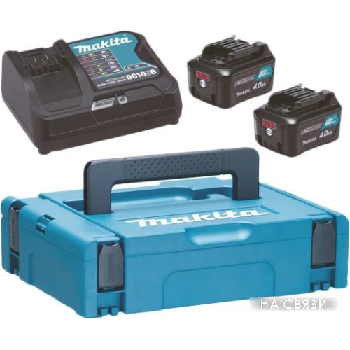 Аккумулятор с зарядным устройством Makita BL1041B + DC10SB (12В/4 Ah + 12В)