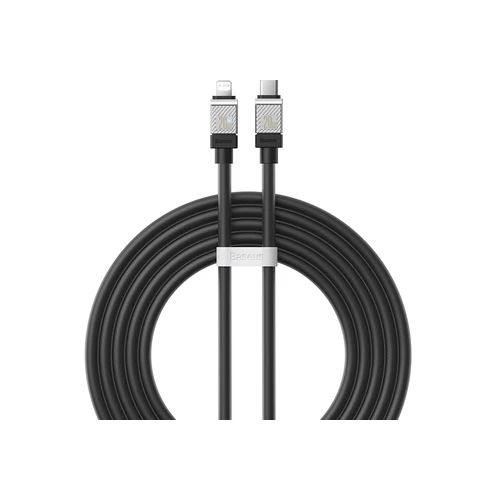 Кабель Baseus CoolPlay Series USB Type-C - Lightning (2 м, черный)