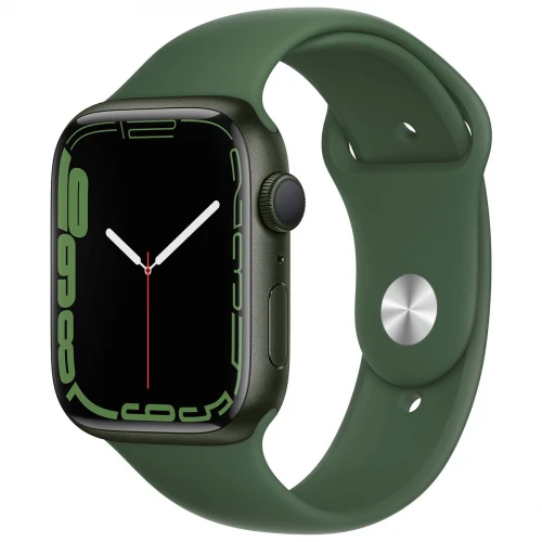 Умные часы Apple Watch Series 7 45 мм (зеленый/зеленый клевер спортивный) MKN73