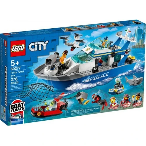 Конструктор LEGO City 60277 Катер полицейского патруля