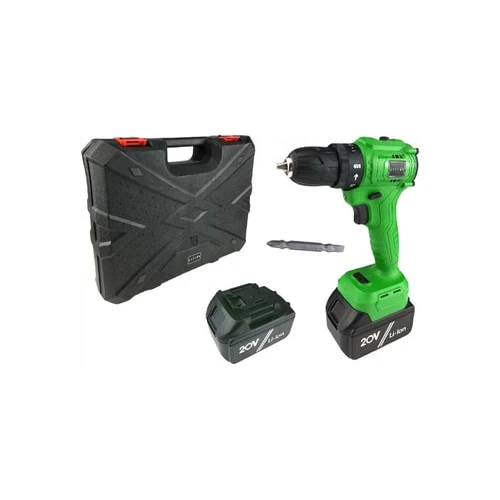 Дрель-шуруповерт Zitrek Greenpower 20 Pro SET 1 063-4061 (с 2-мя АКБ, кейс)