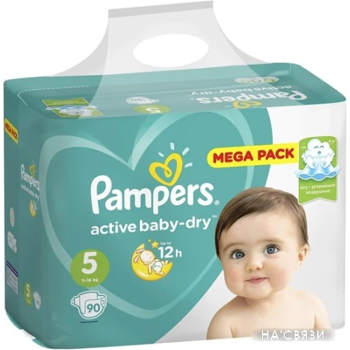 Подгузники Pampers Active Baby-Dry 5 Junior (90 шт)