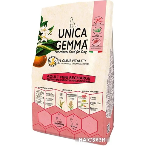 Сухой корм для собак Unica Gemma Adult Mini Recharge 800 г