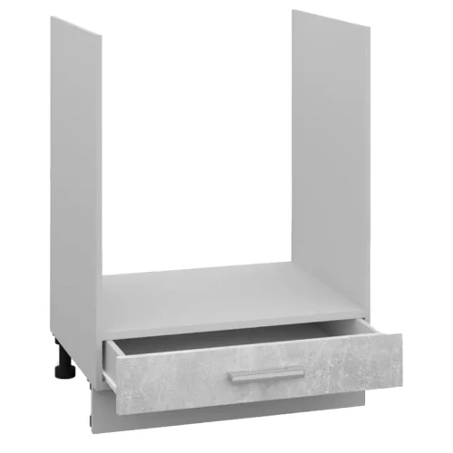 Шкаф под духовку с ящиком СпадарДрэва COMBI НШ60д (серый бетон)