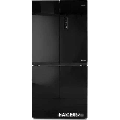 Четырёхдверный холодильник CENTEK CT-1756 NF Black Glass