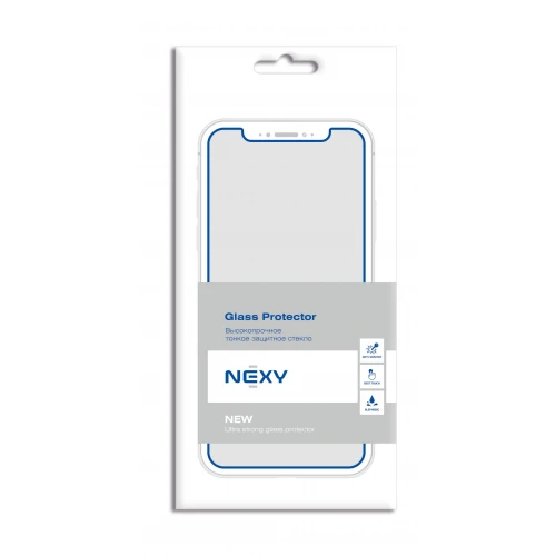 Стекло Nexy Samsung Galaxy A02/A02s/M02/M02s/A12 Full Glue, черный