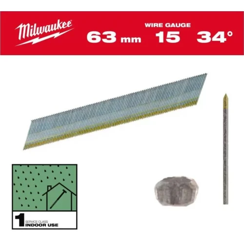 Гвозди для пистолета Milwaukee 4932492578 (2500 шт)