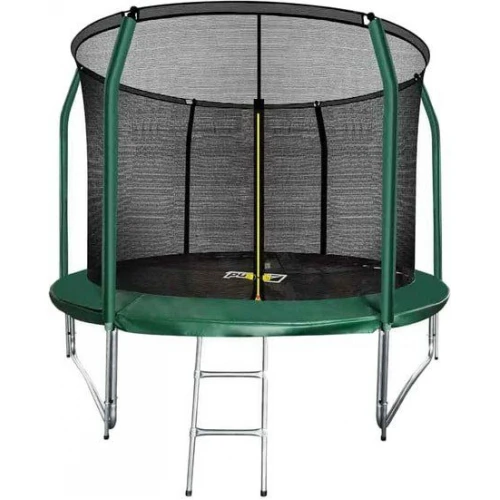 Батут Arland Премиум 10ft с внутренней сеткой и лестницей (темно-зеленый)