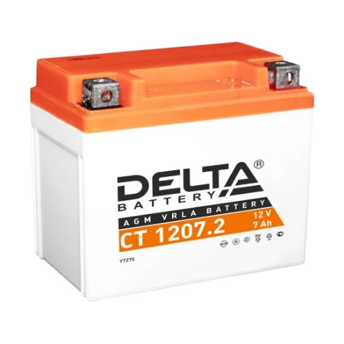 Мотоциклетный аккумулятор Delta CT 1207.2 (7 А·ч)