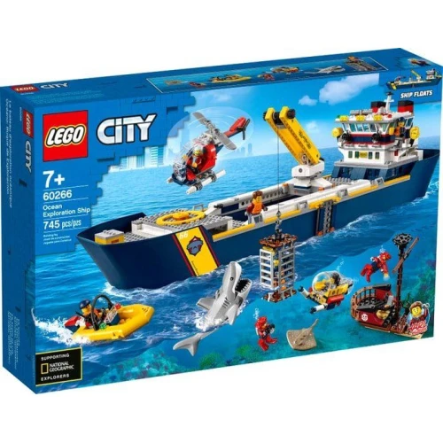 Конструктор LEGO City 60266 Океан: исследовательское судно