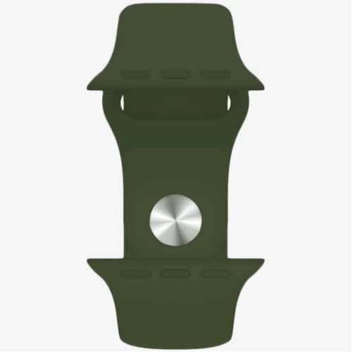 Ремешок VLP Silicone Band Apple Watch 42/44 mm, темно-зеленый