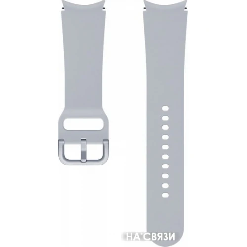 Ремешок Samsung Sports для Samsung Galaxy Watch4 (20 мм, M/L, серебристый)