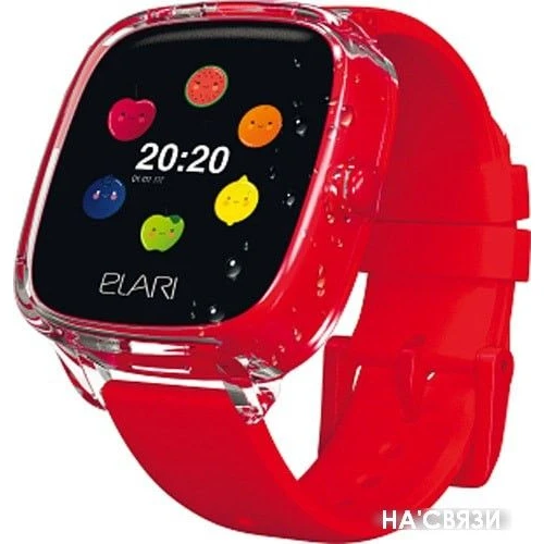 Умные часы Elari Kidphone Fresh (красный) в интернет-магазине НА'СВЯЗИ