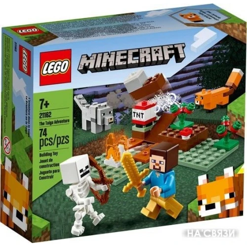 Конструктор LEGO Minecraft 21162 Приключения в тайге