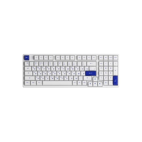 Клавиатура Akko 3098N Blue & White (TTC Honey) в интернет-магазине НА'СВЯЗИ