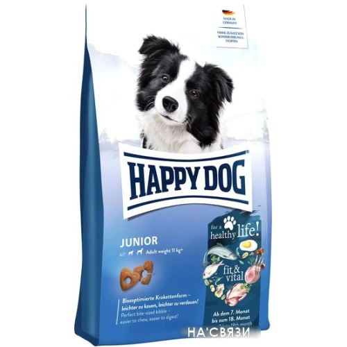 Сухой корм для собак Happy Dog Junior fit & vital 10 кг