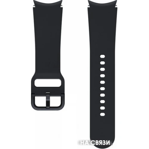 Ремешок Samsung Sports для Samsung Galaxy Watch4 (20 мм, S/M, черный)
