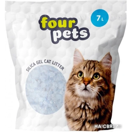 Наполнитель для туалета Four Pets силикагелевый 7 л