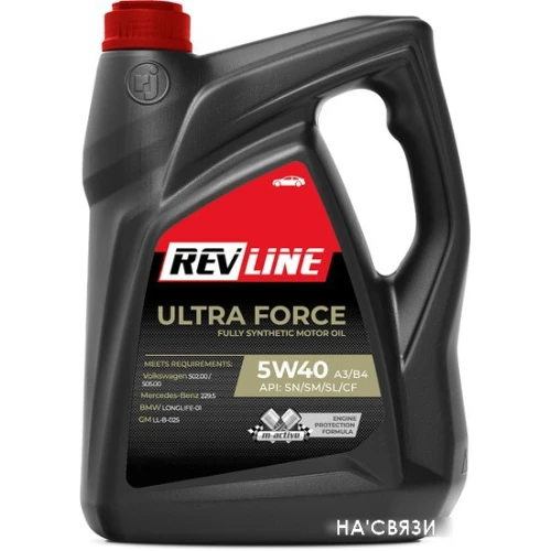 Моторное масло Revline Ultra Force Synthetic 5W-40 5л