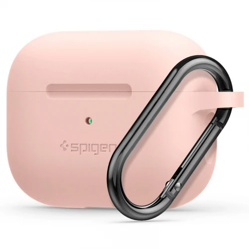 Чехол Spigen Silicone Fit Apple Airpods Pro, розовый