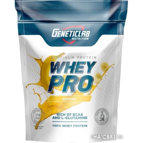 Протеин Geneticlab Whey Pro (1000 г, банан)