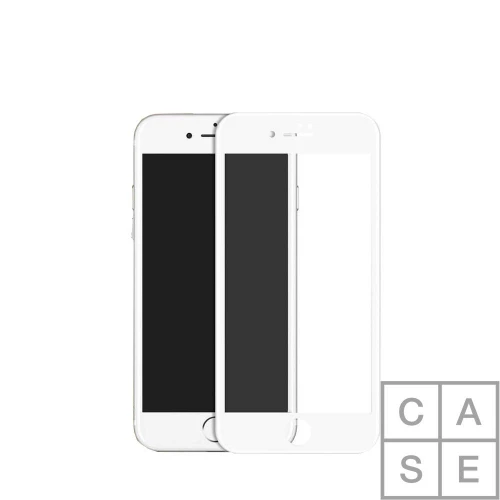 Стекло 3D CASE Apple iPhone 6/6S, белый