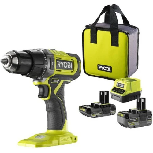 Ударная дрель-шуруповерт Ryobi RPD18-2C42S 5133005525 (с 2-мя АКБ 2 Ач+4 Ач, сумка)